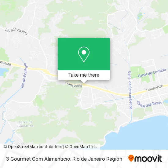 3 Gourmet Com Alimenticio map