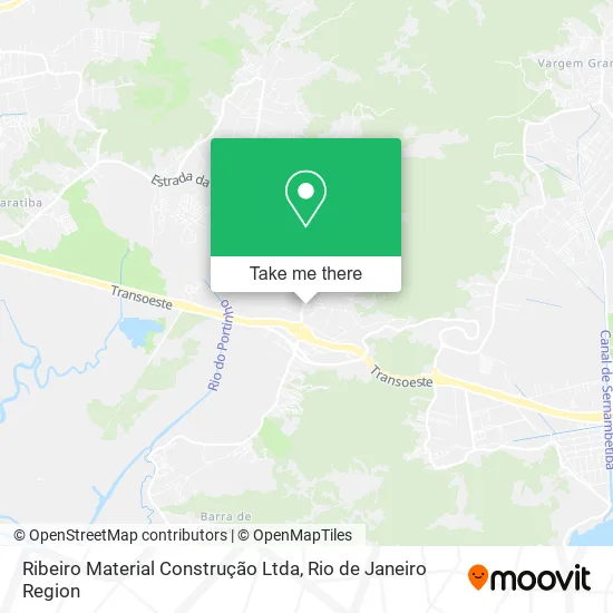 Ribeiro Material Construção Ltda map