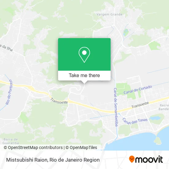 Mistsubishi Raion map