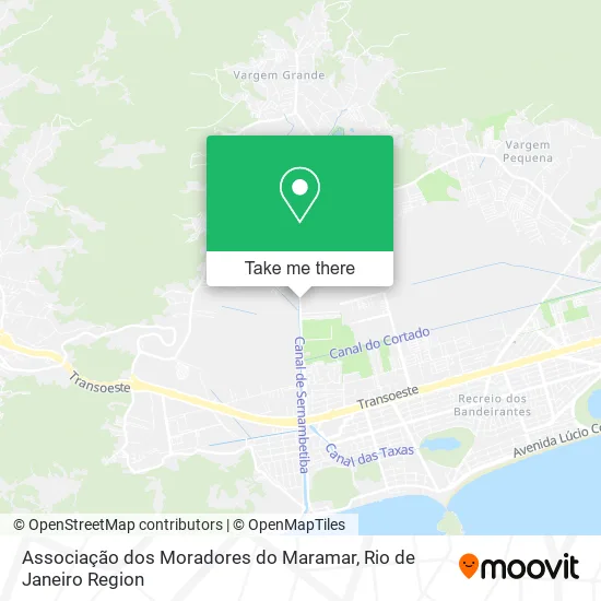 Associação dos Moradores do Maramar map
