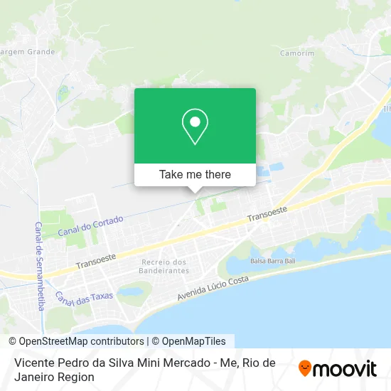 Vicente Pedro da Silva Mini Mercado - Me map