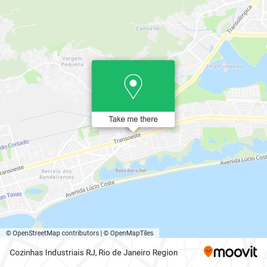 Mapa Cozinhas Industriais RJ