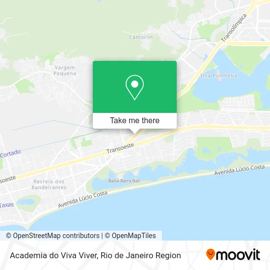 Academia do Viva Viver map