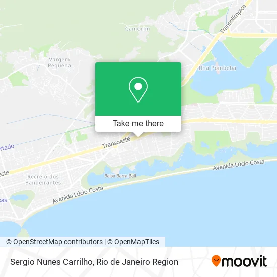 Sergio Nunes Carrilho map