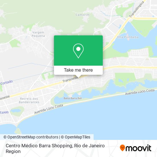 Centro Médico Barra Shopping map