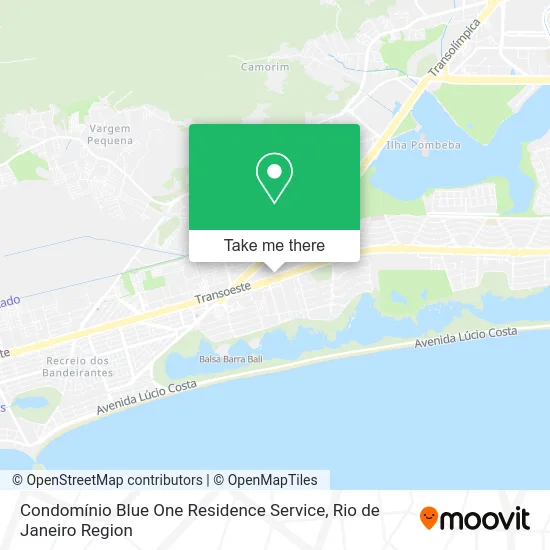 Condomínio Blue One Residence Service map