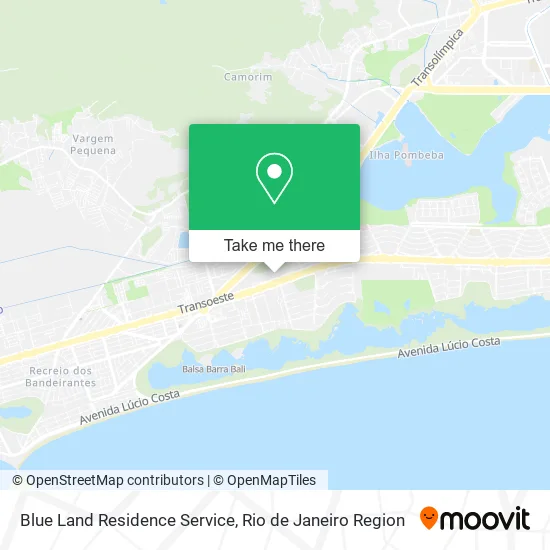 Blue Land Residence Service map