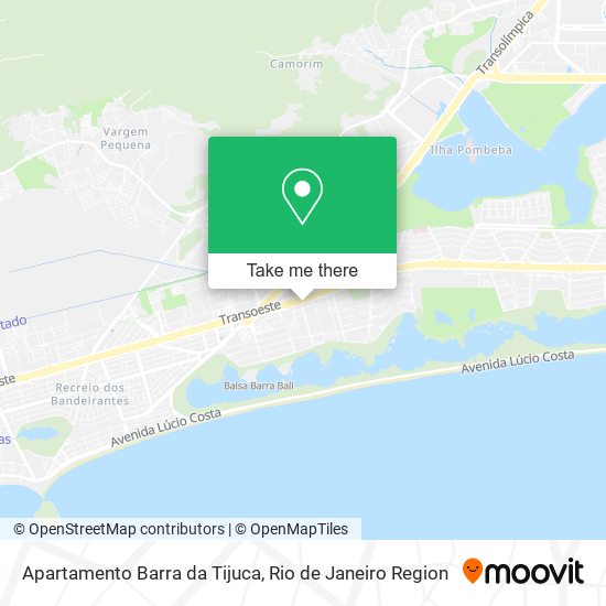 Apartamento Barra da Tijuca map