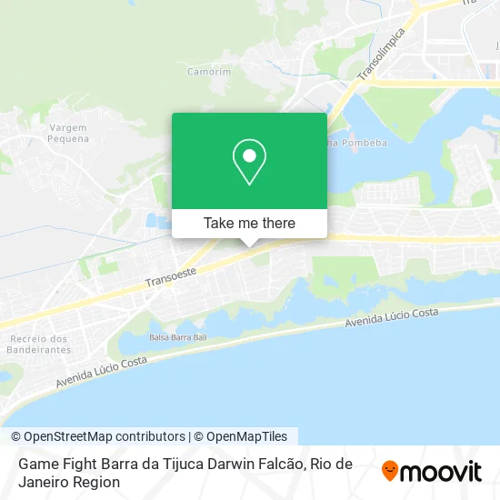 Game Fight Barra da Tijuca Darwin Falcão map