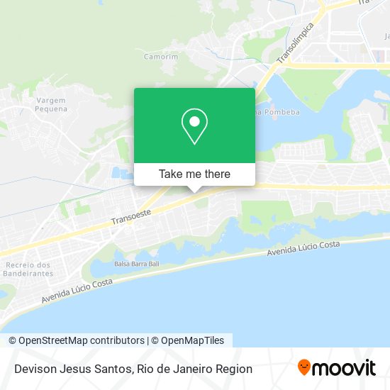 Devison Jesus Santos map