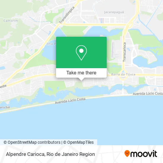 Alpendre Carioca map