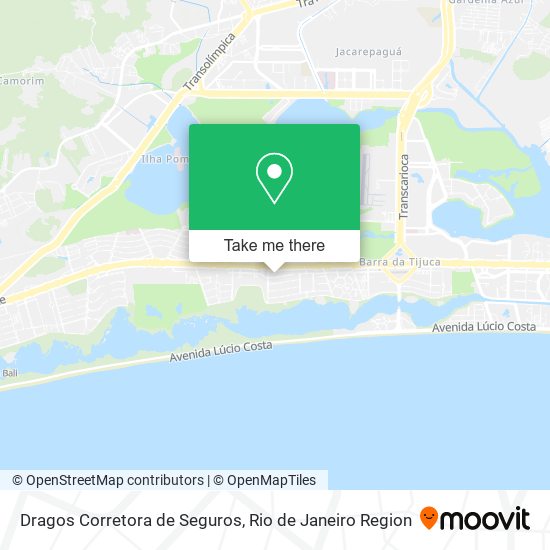 Mapa Dragos Corretora de Seguros