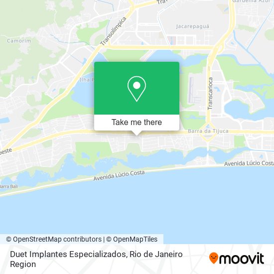 Mapa Duet Implantes Especializados