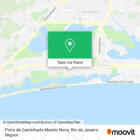 Pista de Caminhada Mundo Novo map