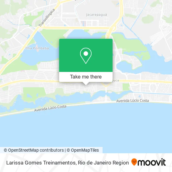 Larissa Gomes Treinamentos map