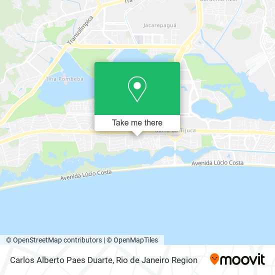 Carlos Alberto Paes Duarte map