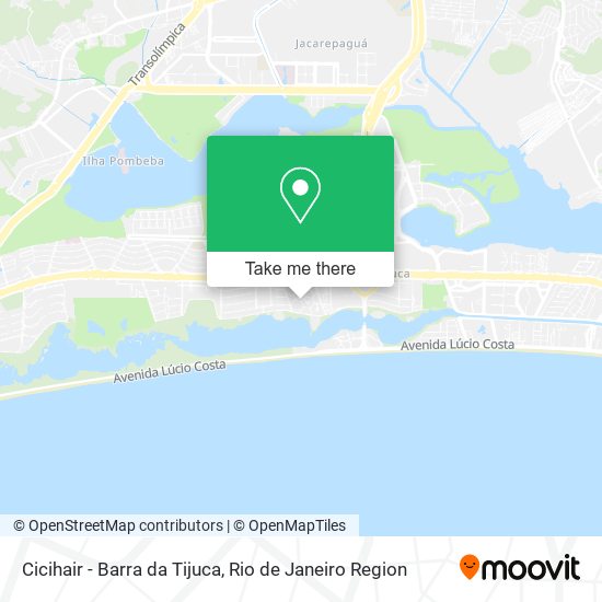 Mapa Cicihair - Barra da Tijuca