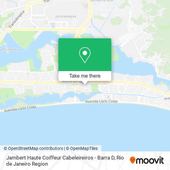 Jambert Haute Coiffeur Cabeleireiros - Barra D map