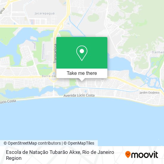 Escola de Natação Tubarão Akxe map