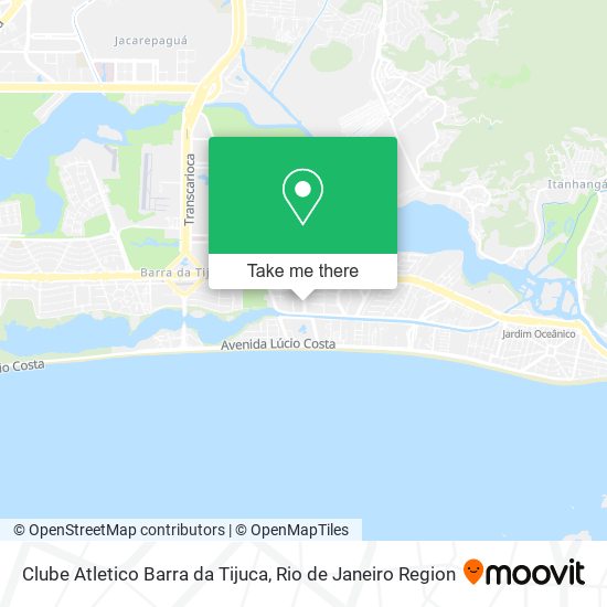 Clube Atletico Barra da Tijuca map