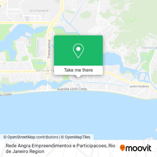 Mapa Rede Angra Empreendimentos e Participacoes