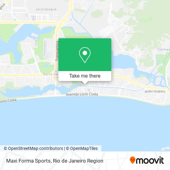 Maxi Forma Sports map