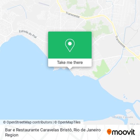 Bar e Restaurante Caravelas Bristô map