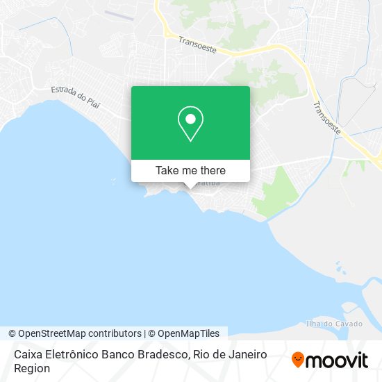 Mapa Caixa Eletrônico Banco Bradesco