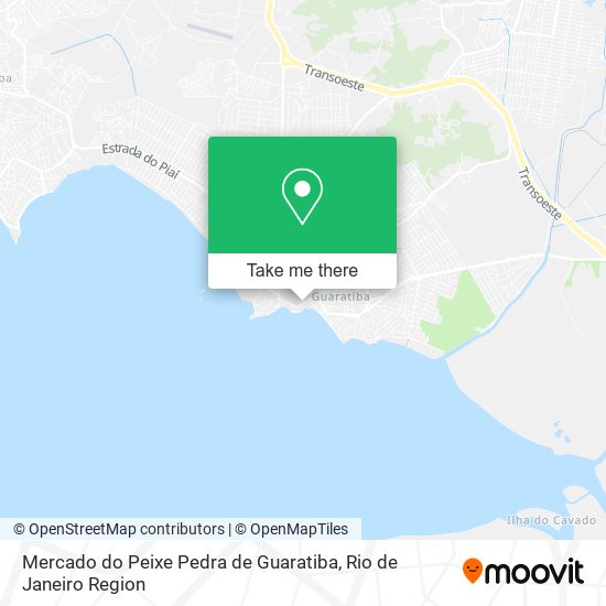 Mercado do Peixe Pedra de Guaratiba map