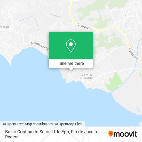 Bazar Cristina do Saara Ltda Epp map