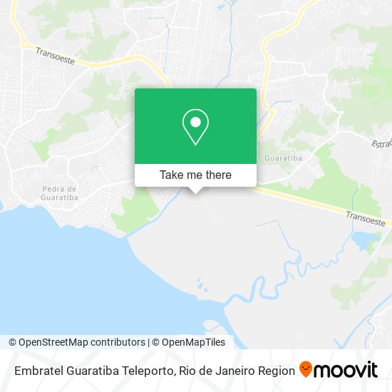 Embratel Guaratiba Teleporto map