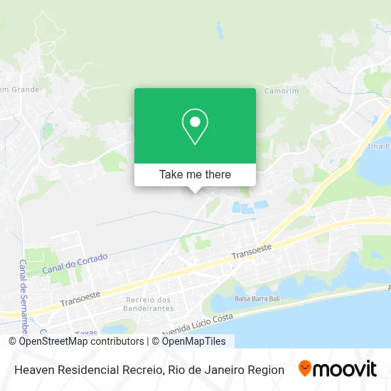 Heaven Residencial Recreio map