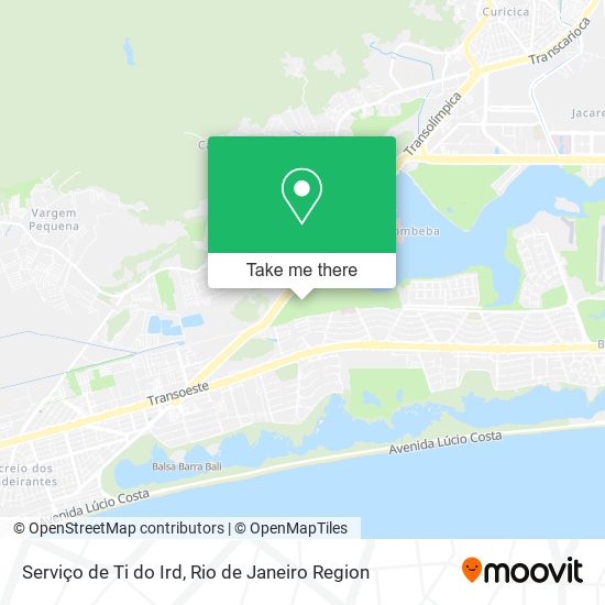 Serviço de Ti do Ird map