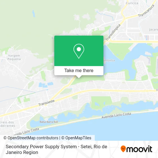 Secondary Power Supply System - Setei map