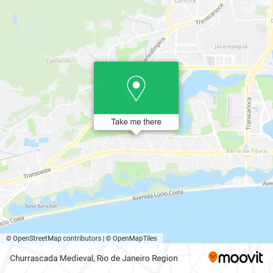 Churrascada Medieval map