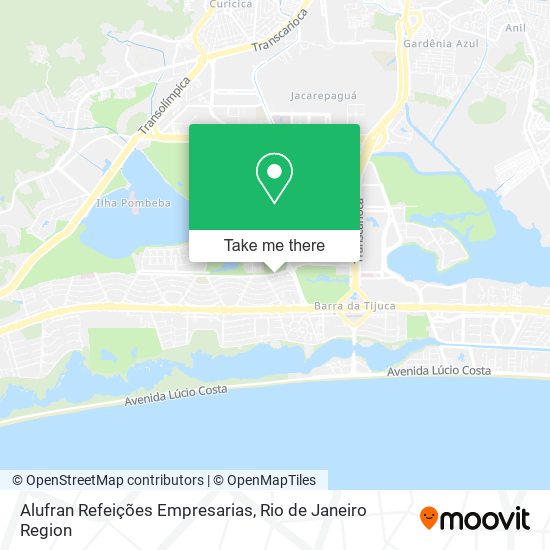 Alufran Refeições Empresarias map