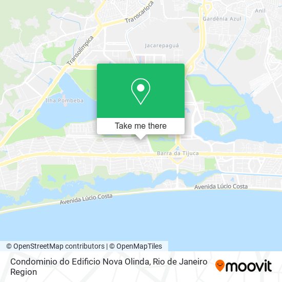 Mapa Condominio do Edificio Nova Olinda