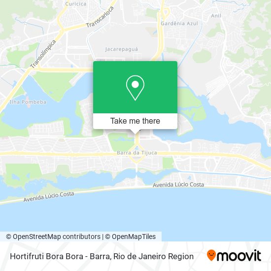 Hortifruti Bora Bora - Barra map