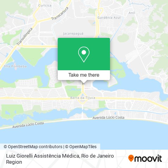 Mapa Luiz Giorelli Assistência Médica