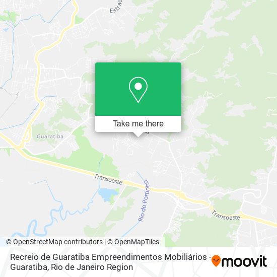 Recreio de Guaratiba Empreendimentos Mobiliários - Guaratiba map