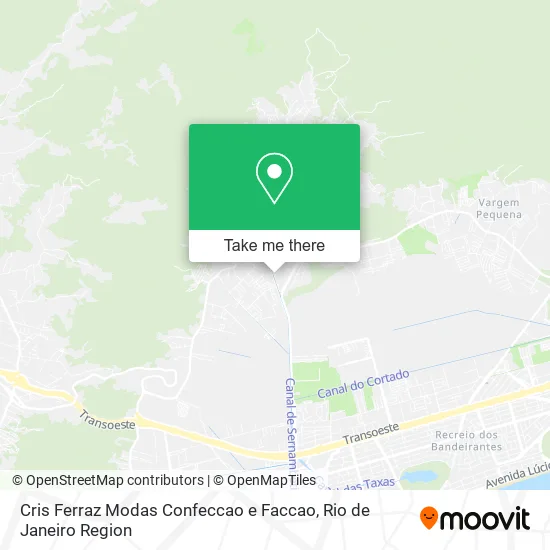 Cris Ferraz Modas Confeccao e Faccao map