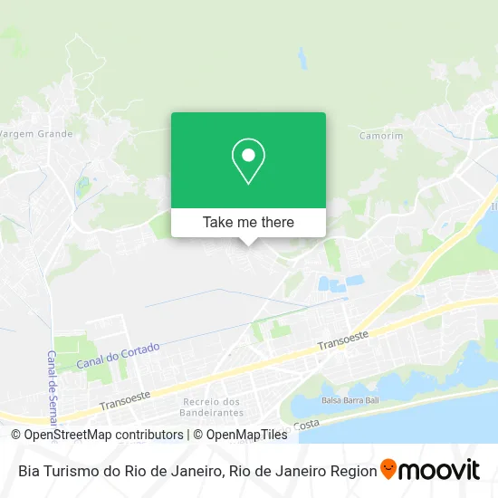 Bia Turismo do Rio de Janeiro map