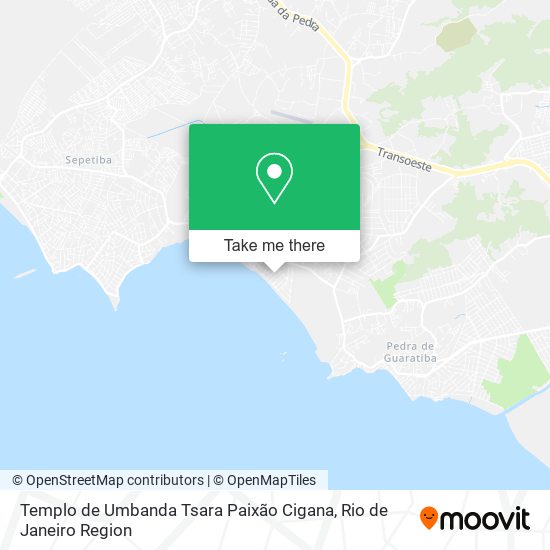 Templo de Umbanda Tsara Paixão Cigana map