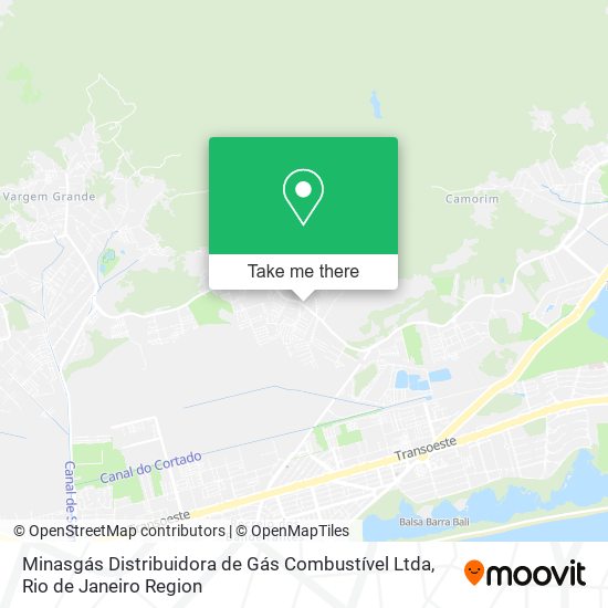 Minasgás Distribuidora de Gás Combustível Ltda map