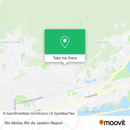 Rio Molas map