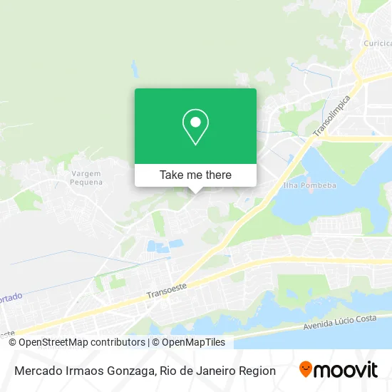 Mercado Irmaos Gonzaga map