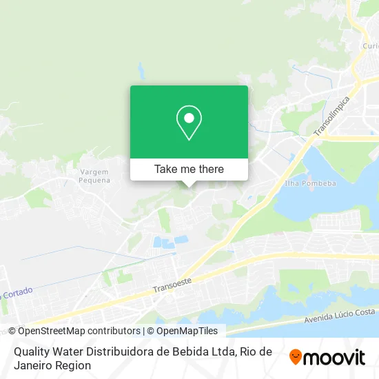 Quality Water Distribuidora de Bebida Ltda map