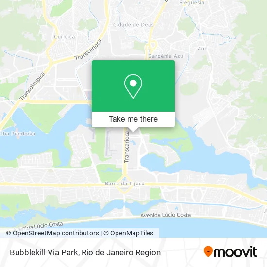 Bubblekill Via Park map