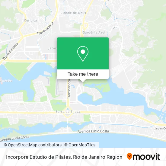 Incorpore Estudio de Pilates map
