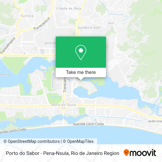 Porto do Sabor - Pena-Nsula map